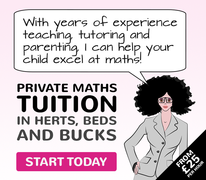 Private maths tuition in Hertfordshire, Bedfordshire and Buckinghamshire. All the way from Key Stage to GCSE to A-Level.